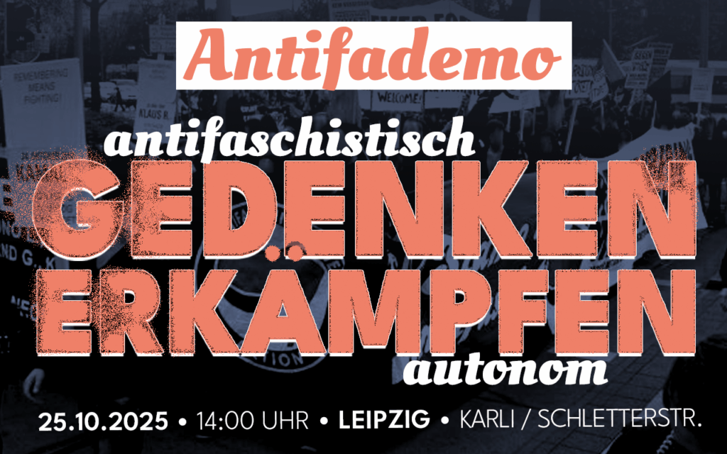 Gedenken erkämpfen • Antifademo