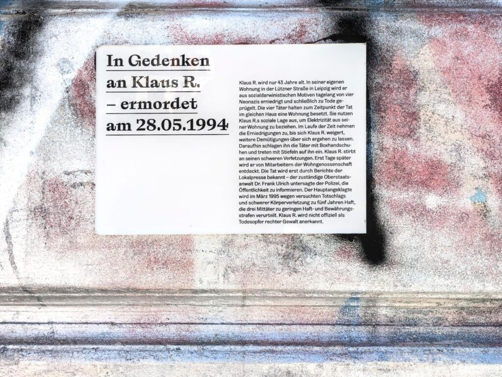 Redebeitrag auf der Kundgebung in Gedenken an Klaus R.